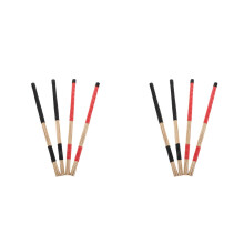 4Paare Trommelbesen Ergomisch Bambus Drumsticks Für Schlagzeuger