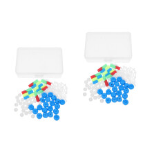 2Sets Dna Modell Bausatz Aus Kunststoff Mit Doppelhelix Für Unterricht