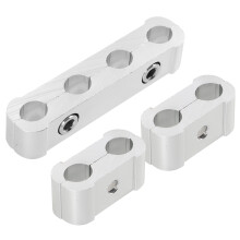 1Set Silberner Aluminium Zündkerzenkabelhalter Für Auto Stabil Fix