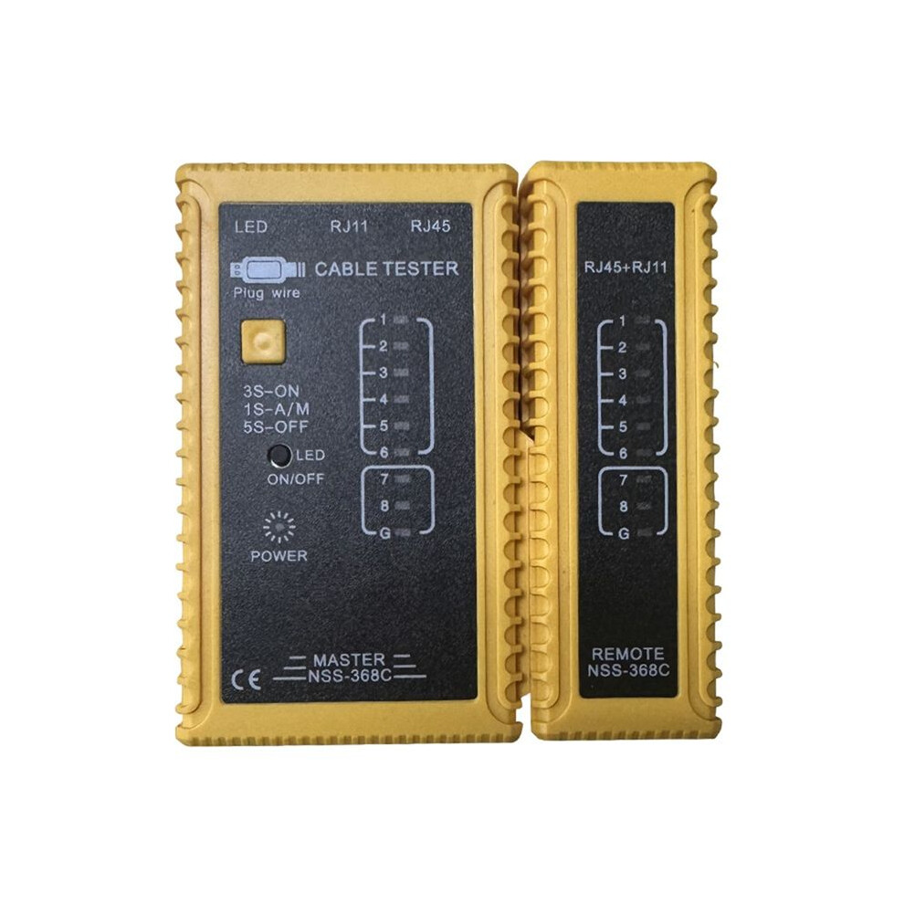 Rj45 Rj11 Cable Lan Tester Internet Phone Cable Tester Network Tool Telephone Test Internet Cafe Network Tester A 6031050499623