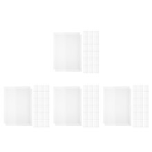 80Stk Transparente Buchumschoner Aus PP Für Dokumente &
