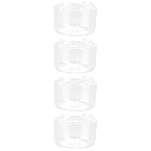 4Stk Multifunktionaler Futterhalter Mit Saugnapf Für Aquarien