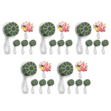 25PiÚces Support Bouquet Vert En Plastique Mousse Pour Cérémonies