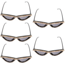 5Stk Eyes Sonnenbrillen Damen Bunt Elegant Haltbar