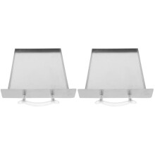 2Stk Dampfblech Silber Mit Griff, Dampftablett Für