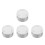 4Pcs Silver Plastic Shower Control Valve Handles Three-Way Water Mixer 4