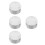 4Pcs Silver Plastic Shower Control Valve Handles Three-Way Water Mixer 7