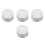 4Pcs Silver Plastic Shower Control Valve Handles Three-Way Water Mixer 8