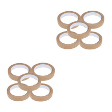 10Stk Selbstklebendes Kraftpapier Paketklebeband Hellbraun