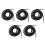 5Pcs Fire Resistant Black Boot Laces Work Shoe Strings 8