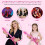 3Pcs Multi-Color PVC Inflatable Guitar Models Party Decorations 7