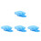 4Pcs Durable Breathable Work Hats Sky- Caps for Kitchen Use 5