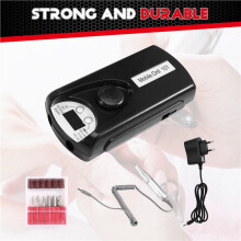 Nail Polisher Professional 30000 Rpm Battery Nail Polisher Portable Nail Polisher Rechargeable Nail Polish Grinder (EU)