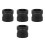 4Pièces Kit Douilles Impact Acier 45# Noir Pour /dévisser Auto 7
