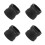 4Pièces Kit Douilles Impact Acier 45# Noir Pour /dévisser Auto 8