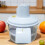 Automatic Fruit Garlic Peeler Machine, Electric Grape Peeler Machine with Stainless Steel Blade for Kitchen 1
