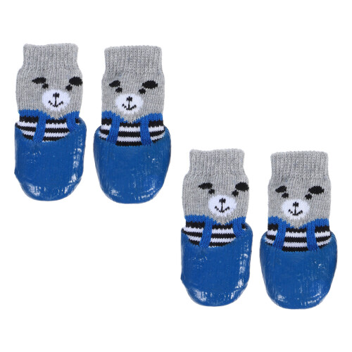 16Pièces Chat Coton Imperméables Antidérapantes 1