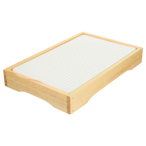 4Sets Sushi Plate Set Light Brown Cold Insulation Tray 2