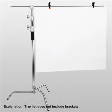 Photography C Stand Metal Swivel Clamp for Heavy Duty C Stand Tripod Photography Accessories Bar Clamp