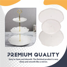 3 Tier Kuchen StäNder Harz Formen, Tabletts Silikon Form, Tablett Harz Silikon Guss Form für DIY Platten StäNder