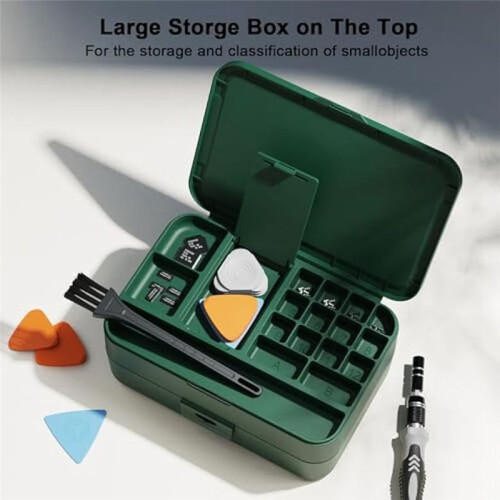 Precision Screwdriver Set with Color-Coded Identification, 132 in 1  Magnetic Repair Tool Kits Includ 108 Bits 1