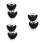 6Stk Halloween Bart Schnurrbart Set Bequemen -Material 6
