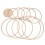 3Ensembles Outils Céramique Bois Beige Ensemble Cercles Concentriques 3