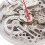 Automatic Mechanical Watch Movement,DIY Automatic Hollow Watch Movement with Plastic Storage Box ForOld Part Replacement 5