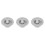 3Pcs Stainless Steel Sink Strainer Kitchen Garbage Drain Filter Silver 4