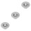 3Pcs Stainless Steel Sink Strainer Kitchen Garbage Drain Filter Silver 5