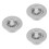 3Pcs Stainless Steel Sink Strainer Kitchen Garbage Drain Filter Silver 6