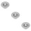 3Pcs Stainless Steel Sink Strainer Kitchen Garbage Drain Filter Silver 9