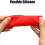 Moldes de Silicone para Bolo 4 Polegadas Assadeira Redonda Antiaderente Molde de Silicone para Assar Assadeira Reutilizável Vermelho, Conjunto de 3