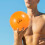 3Stk Inflatable Soft Volleyball PVC Für Indoor Training Orange 3
