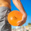 3Stk Inflatable Soft Volleyball PVC Für Indoor Training Orange 4