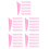 300Pièces Ailettes Flèches Rose Colorées Pour Tir 6