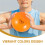 3Stk Inflatable Soft Volleyball PVC Für Indoor Training Orange 5