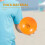 3Stk Inflatable Soft Volleyball PVC Für Indoor Training Orange 6