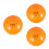 3Stk Inflatable Soft Volleyball PVC Für Indoor Training Orange 8