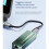DIEWU 10GbE USB-C Ethernet Adapter USB3.2 Type C 10 Gigabit Ethernet Adapter Realtek/RTL8159 Support for Windows 11 5