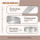 15 Pack Stainless Steel Tart Ring, Heat-Resistant Perforated Cake Mousse Ring, Round Ring Baking Doughnut Tools 2