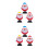 6Pcs Lovely Assorted Wind-Up Toys Xmas Stocking Stuffers 5