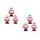 6Pcs Lovely Assorted Wind-Up Toys Xmas Stocking Stuffers 8