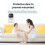Digital Temperature Controller,Reptile Thermostat Timer  Plug with Sensor for Home, Greenhouse Aquaculture EU Plug 6