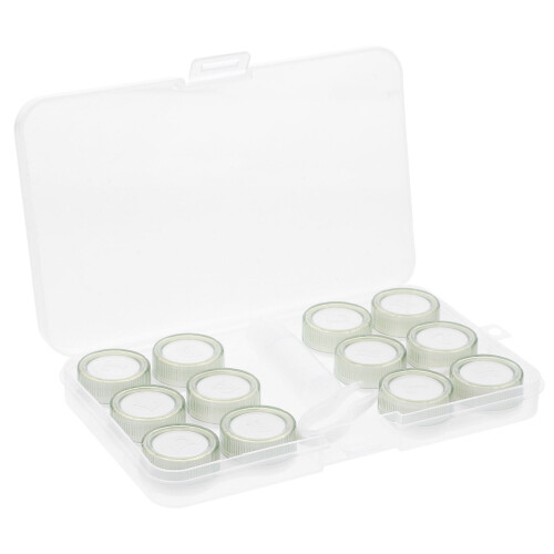 4Sets Kunststoff Linsenaufbewahrungskoffer Und 1