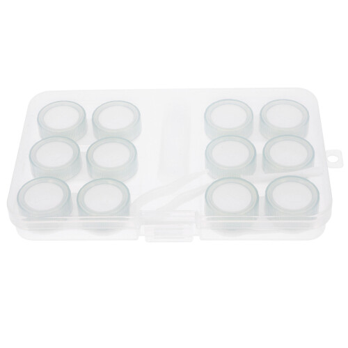 4Sets Kunststoff Linsenaufbewahrungskoffer Und 2