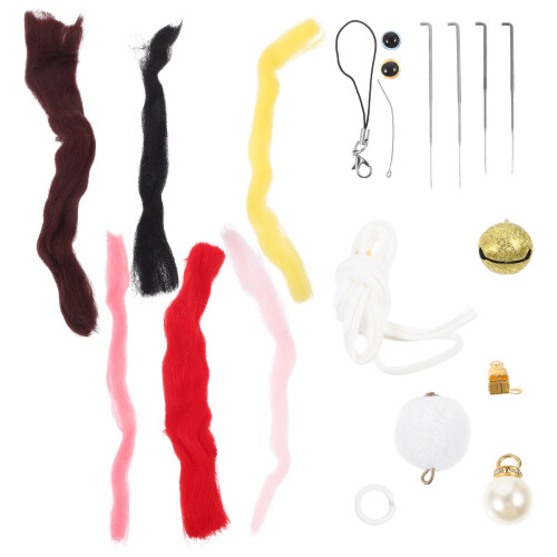 4Sets Compact DIY Needle Felting Kit with Assorted Wool Felt Colors 1