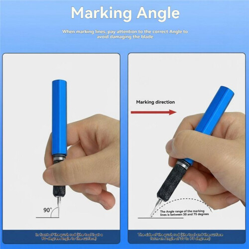 Model Scriber Tool with 0.1mm Blade-Panel  Engraving Chisel for Engraving Plastic Resin Detailing 2