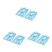 6Stk Multifunktionaler Mesh-Hängebeutel Mit Haken Für Bad