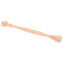 Beige Unbemalte Holzbaluster Roman Säule Für DIY Treppenhandlauf